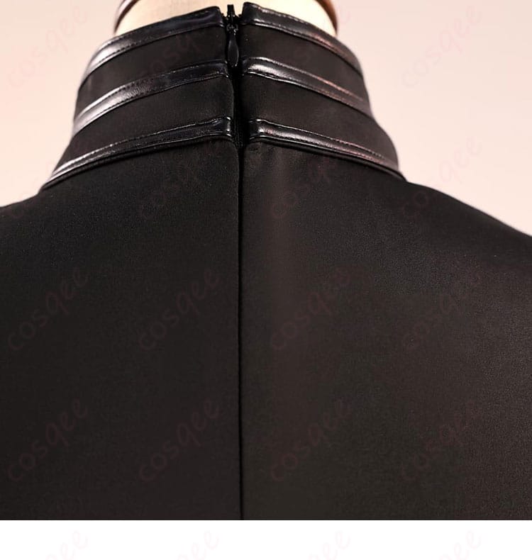 にじさんじ 葛葉 ヒットマン衣装 背面ファスナー部分のディテール