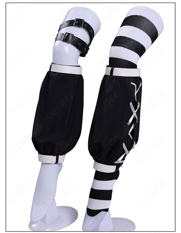 沢渡ココ コスプレ ソックスデザインの細部｜衣装全体と統一されたカラー