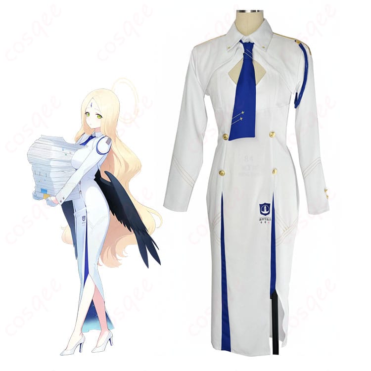 ブルーアーカイブ 岩櫃アユム 通常制服のコスプレ衣装とキャラクターイメージの比較画像。高再現のシルエットで世界観を表現。