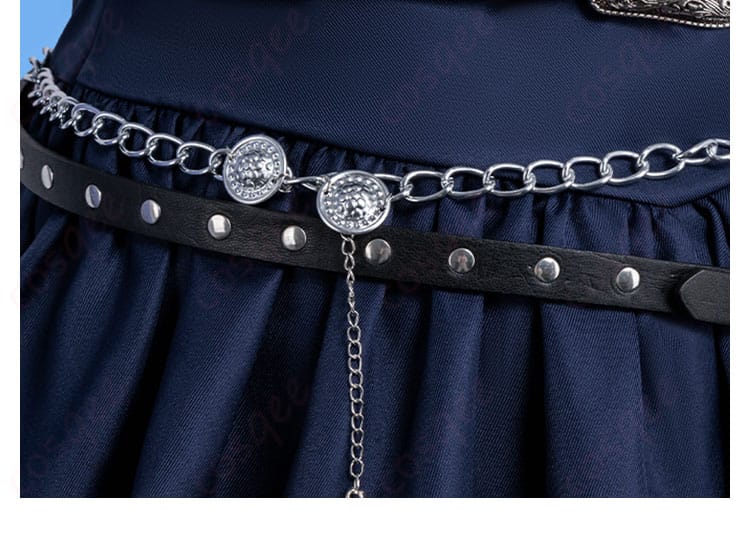 恋と深空 主人公 コスプレ 腰飾りディテール。装飾の配置と質感が分かるクローズアップ