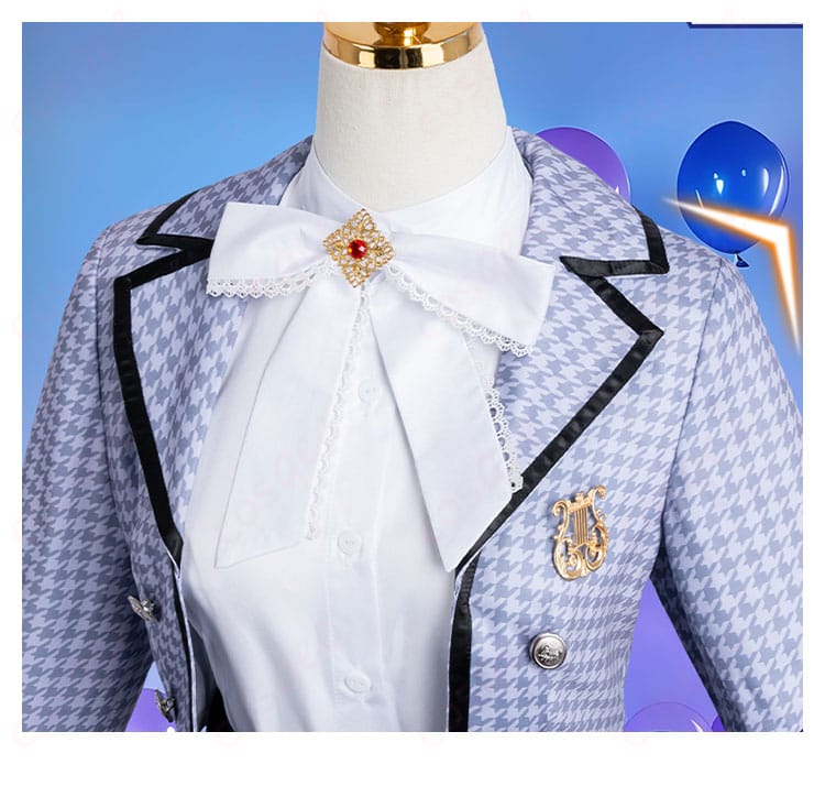 恋と深空 MC『気ままな旅』コスプレ 襟元とリボンのディテール。撮影で映えるポイントを強調