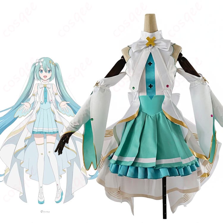 初音ミク 開かれた窓のセカイ コスプレ衣装のキャラビジュアル連想と全身イメージが分かる参考写真