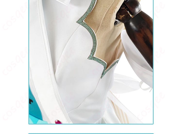 初音ミク 開かれた窓のセカイ 袖口装飾のクローズアップ。丁寧な縫製と上品な意匠が分かる写真