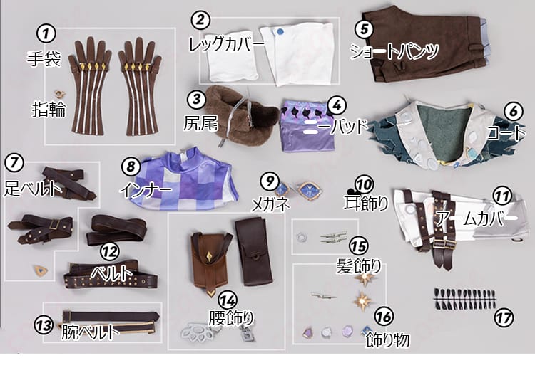 IdentityV 幻灯師 アマンダ「此岸の宴へ」外套側面のレース紐装飾｜意匠再現のディテール確認