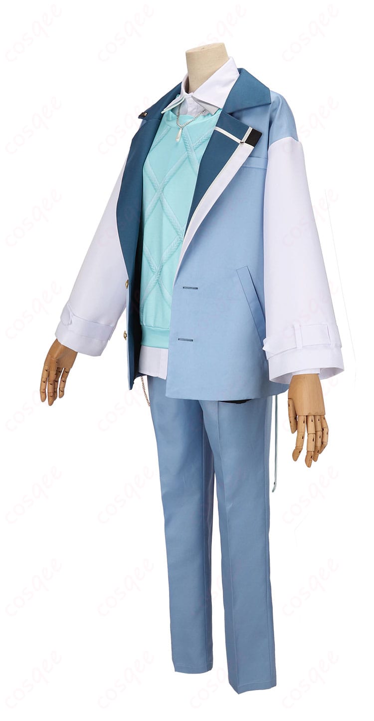 にじさんじ 城瀬いすみ デフォルト衣装コスプレの左側面｜シルエットバランスと袖周りのラインを解説