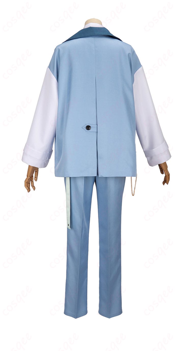 にじさんじ 城瀬いすみ デフォルト衣装コスプレの背面デザイン｜コートの後ろ姿と全体シルエット