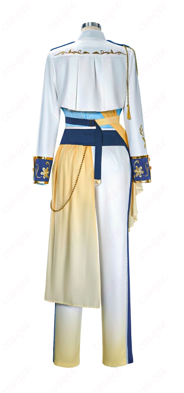 Crazy:B ペアリング衣装コスプレの全身背面カット（背面の装飾と裾ライン）