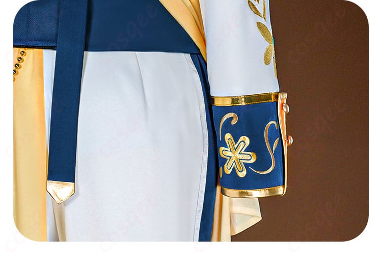 袖口デザインの近接（ボタン配置と生地表情）