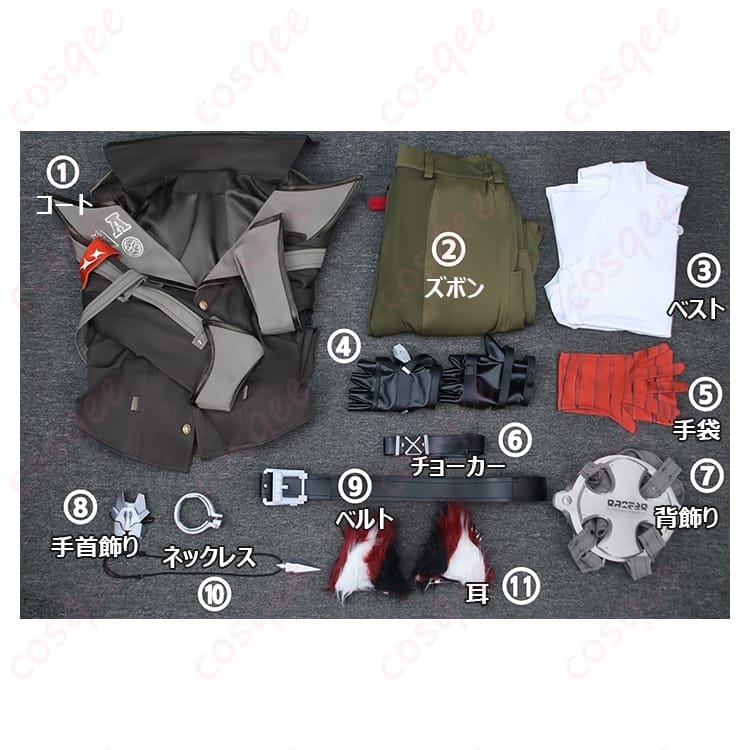 ゼンレスゾーンゼロ 狛野真斗 コスプレ衣装｜高再現フルセットで動きやすく、イベントも撮影も映える - 5枚目の画像