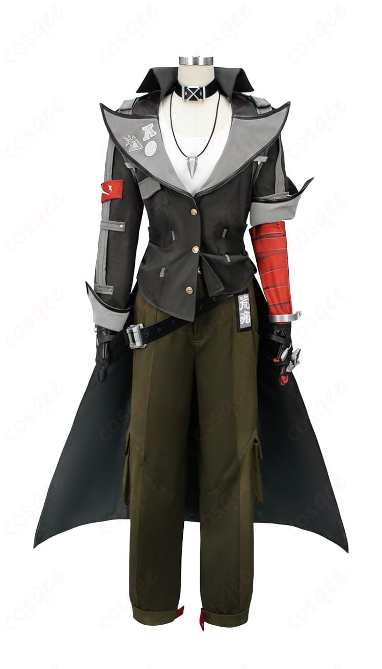 狛野真斗 コスプレ衣装の正面全身。コートとインナーのシルエットが分かる高再現セット