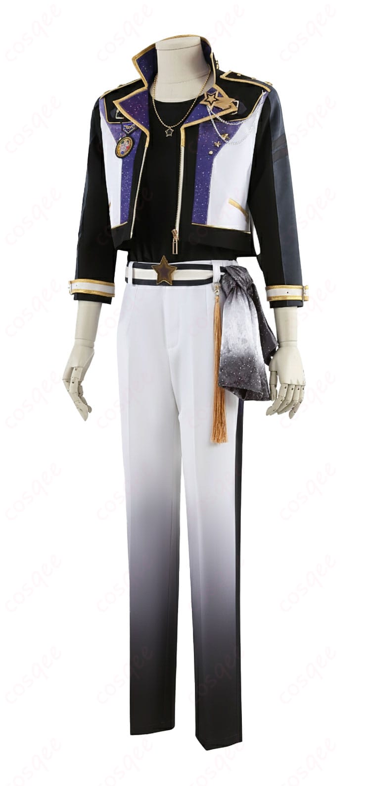 流星隊パワーアップ衣装 左側シルエットのディテール確認写真｜南雲鉄虎・高峯翠ほか対応