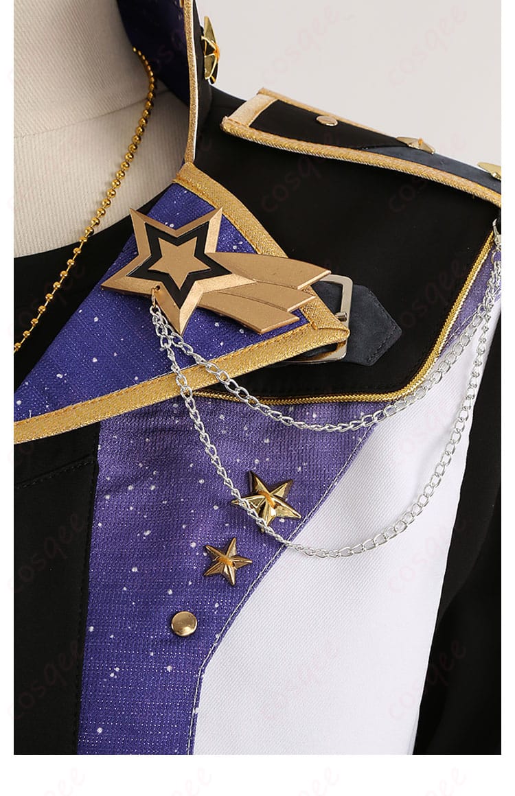 流星隊パワーアップ衣装 左肩飾りのクローズアップ｜Ryuseitai コスプレ衣装