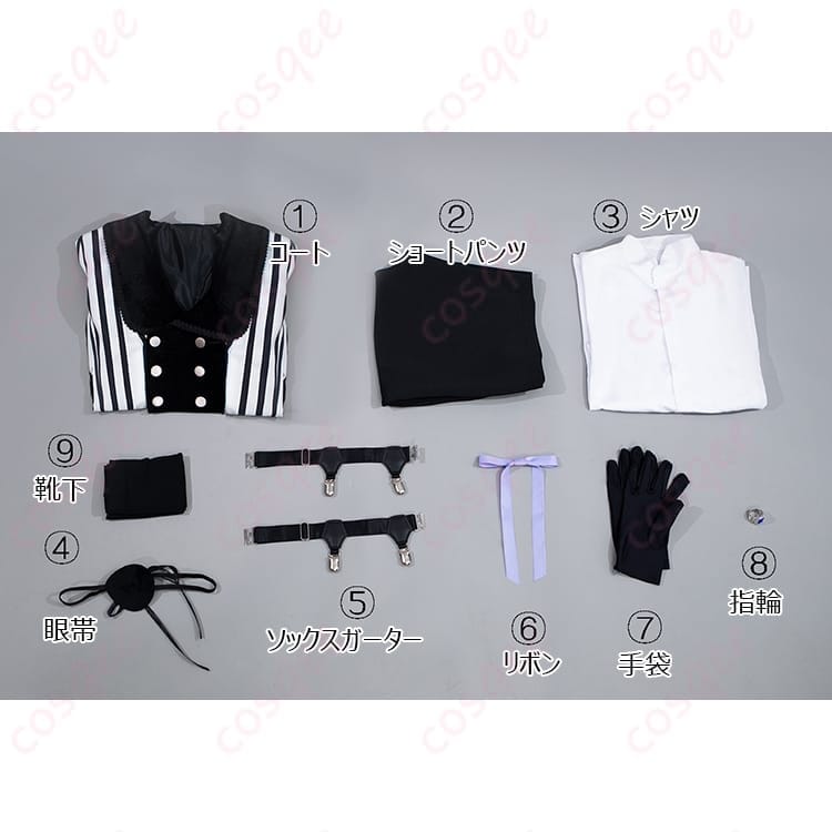 黒執事 シエル モノクロのキスVer. 礼装コスプレ 高再現で上品、イベントと撮影に最適 - 4枚目の画像