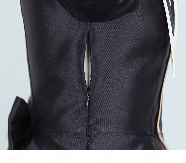 タロ 25シーズン衣装 サイドウエストのファスナー近接｜スムーズな開閉