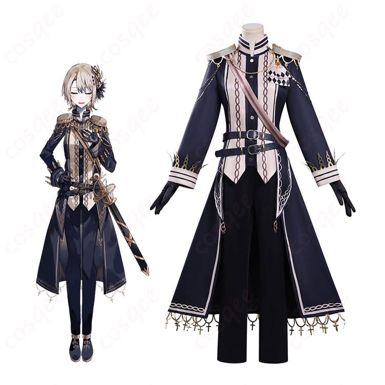 魔法少女ノ魔女裁判 蓮見レイアのコスプレ衣装一式と全身ビジュアルを並置した確認用画像