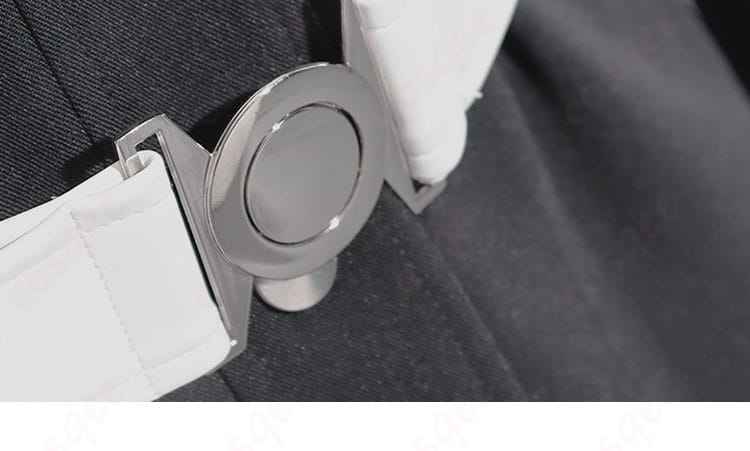 澄野拓海 コスプレ衣装の腰紐・ベルト周りディテール。機動性を意識した装飾配置。