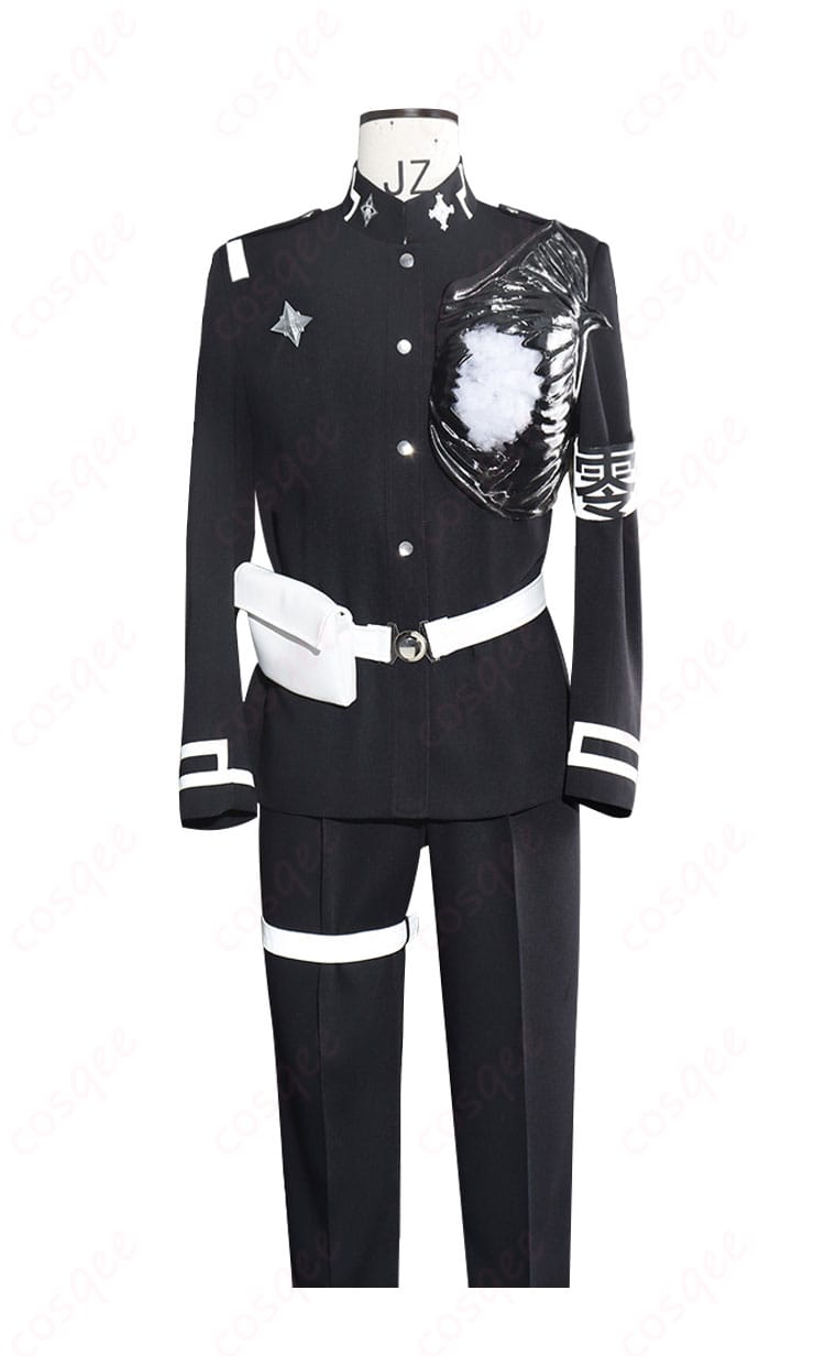 澄野拓海 特防隊戦闘服 コスプレ衣装の正面全体。胸当てとエンブレムを強調した高再現デザイン。
