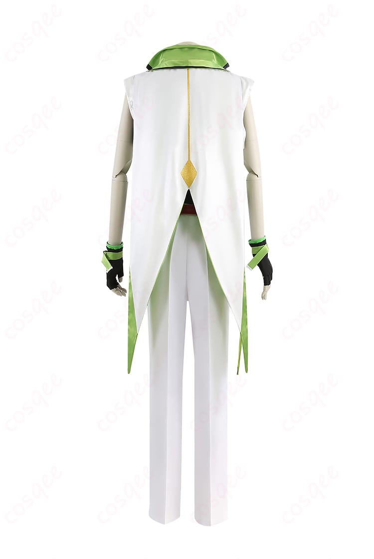 Switchユニット衣装の背面写真｜ローブ風シルエットと背面装飾