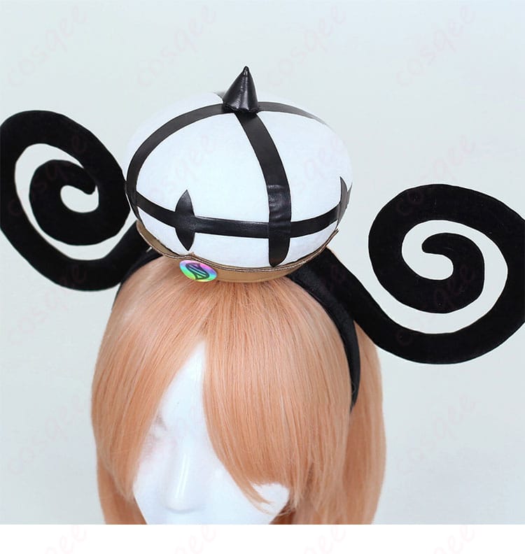 髪飾りの側面ディテール。厚みと固定パーツの構造がわかる画像