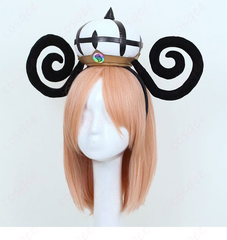 髪飾りの正面ディテール。形状と配色、装着ベースの質感が見える画像