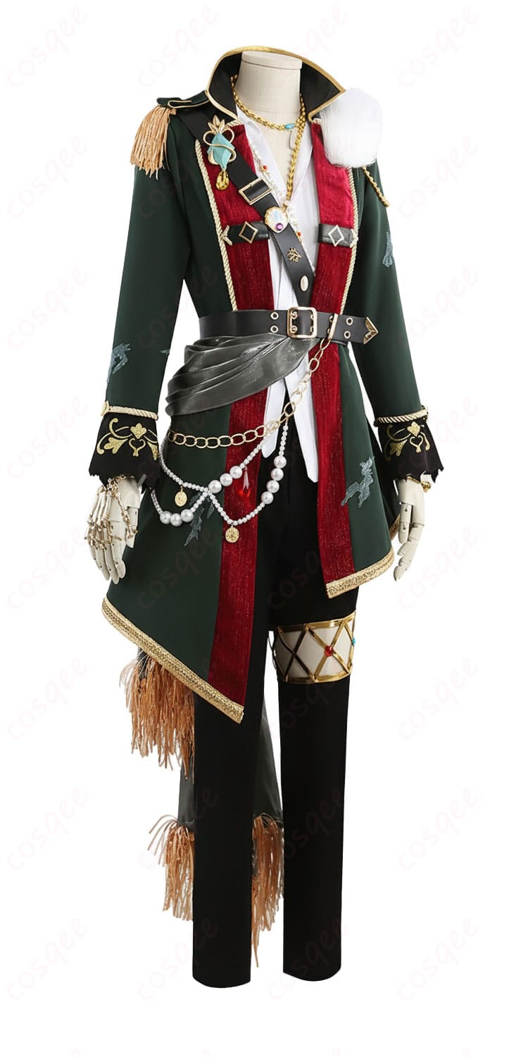 UNDEAD Velvet Shipコスチュームの右側面シルエット