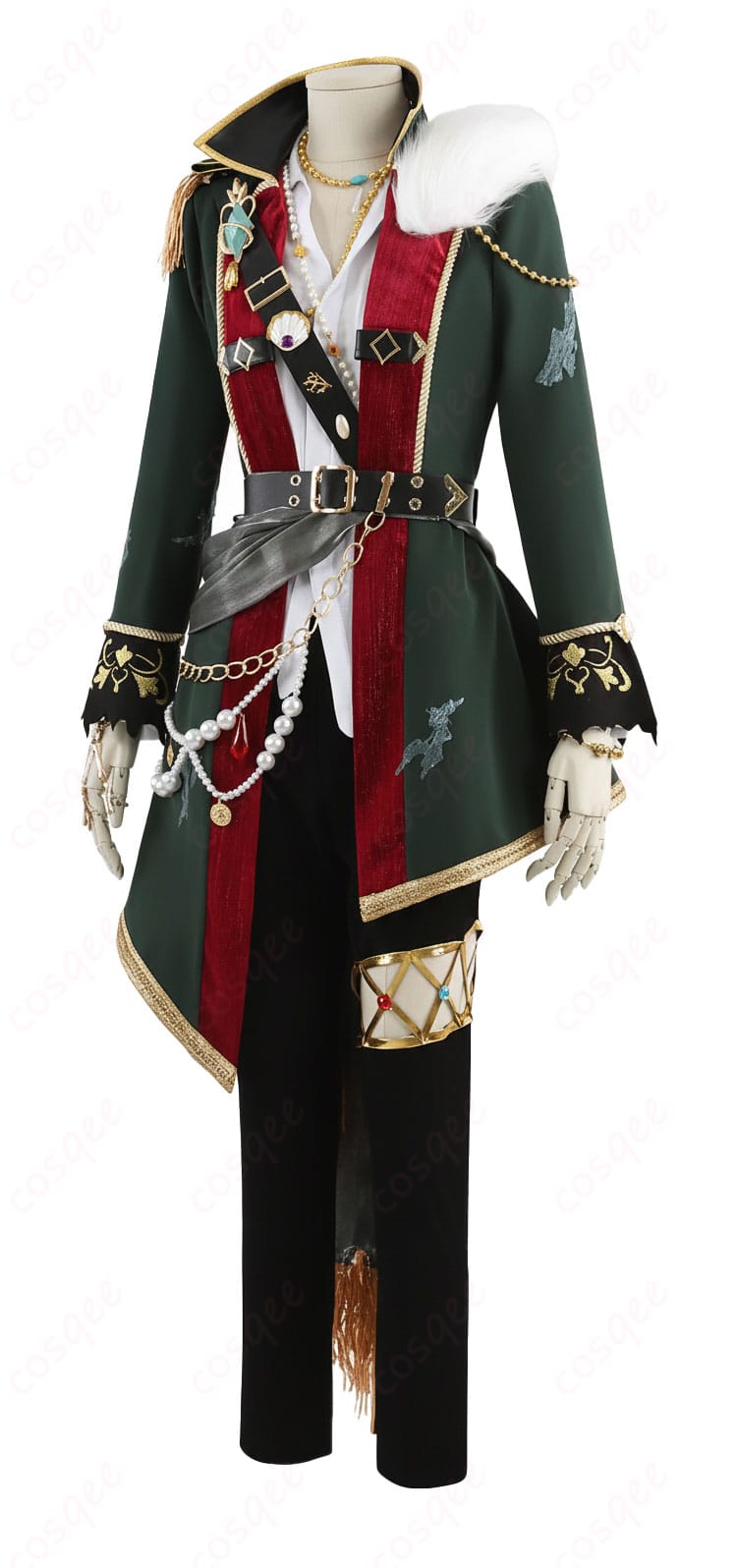 UNDEAD Velvet Shipコスチュームの左側面シルエット