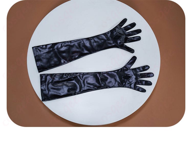 手袋と小物（手提げ）の装飾ディテール