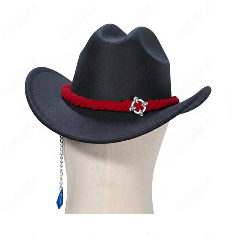 帽子の装飾ディテール。ブリムの形状とアクセント