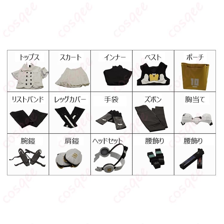 HUNDRED LINE 霧藤希 戦闘服コスプレ｜高再現で快適、イベントと撮影に最適 - 4枚目の画像