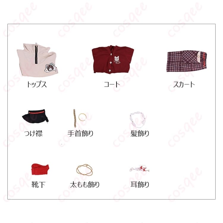 高再現のホロライブ 星街すいせい miCometベア衣装。学園系シルエットで動きやすく撮影・イベントに最適 - 4枚目の画像