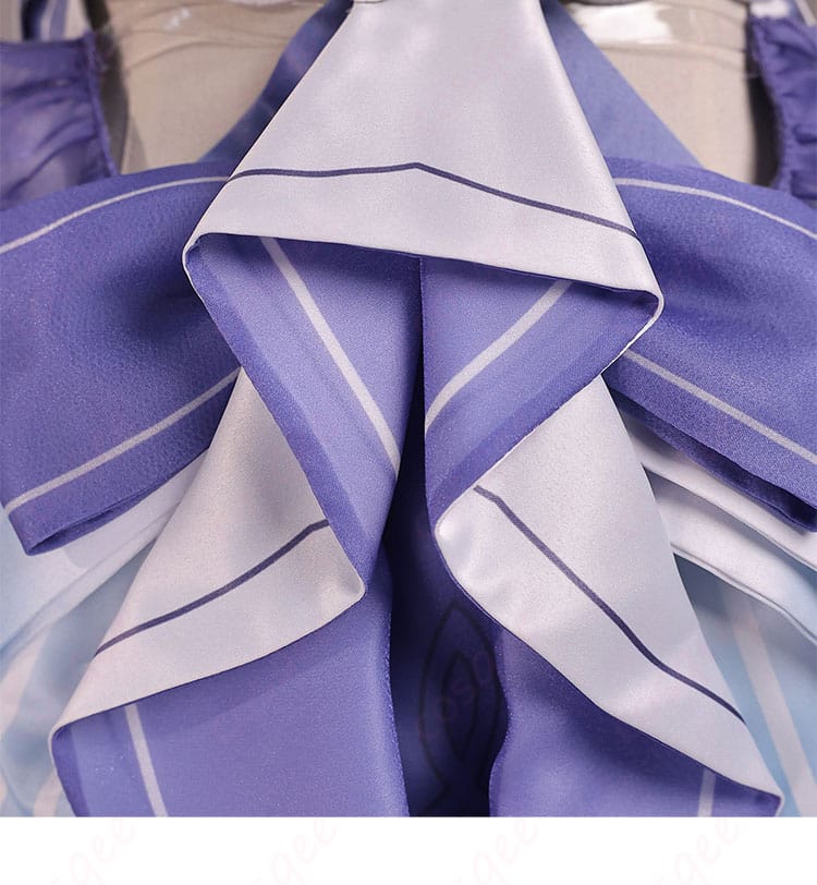 原神 魔女会イメージ衣装の背面全体と装飾の様子