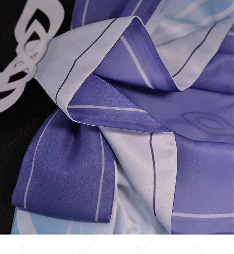 原神 魔女会イメージ衣装の背面ディテール近接