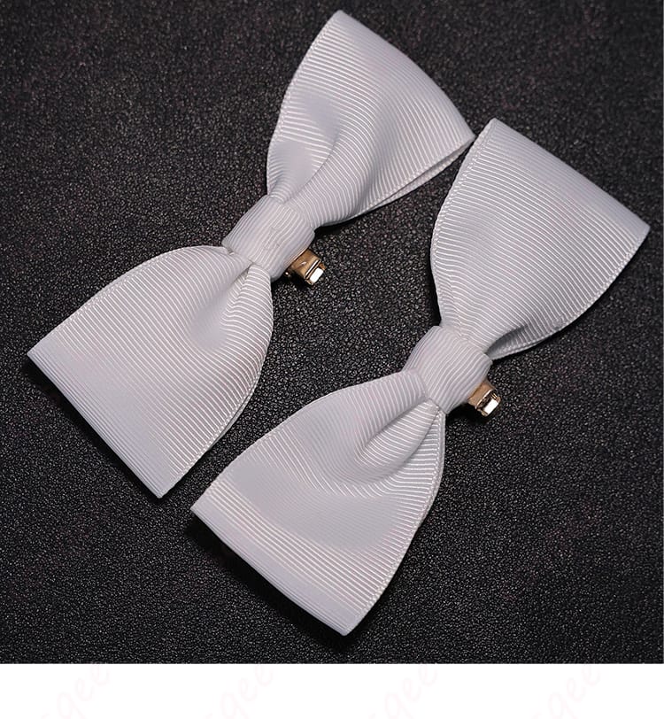 原神 魔女会イメージ衣装の背面白リボン装飾アップ