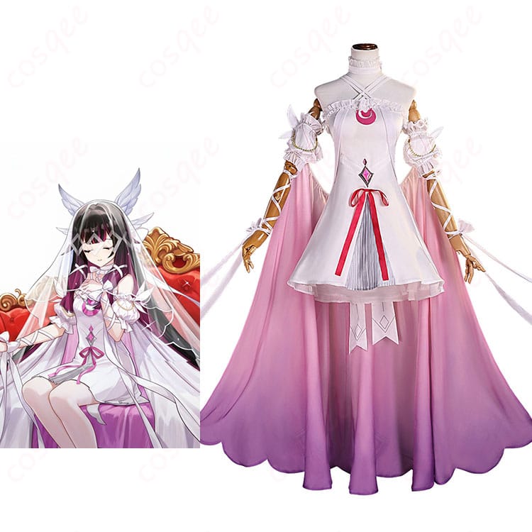 原神 コロンビーナのフェス衣装を着用した全身イメージとキャラクター雰囲気の比較カット