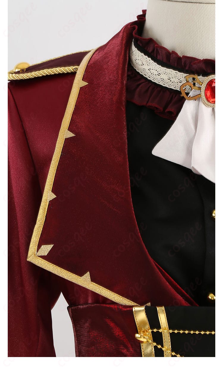 衣領のデザインと装飾ステッチのディテール