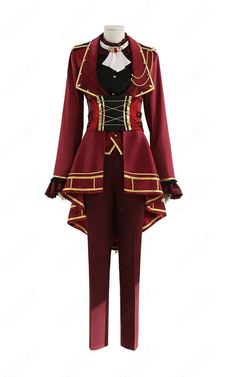 Valkyrie衣装の正面全身カット（コート・ベスト・コルセットの配置）