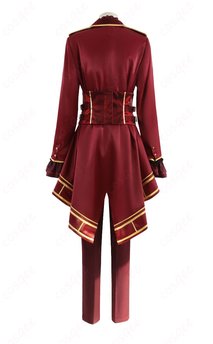 Valkyrie衣装の背面カット（コートの裾デザイン）