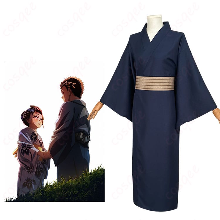 猗窩座のフルコーデ着用イメージとキャラクター雰囲気が分かる商品画像