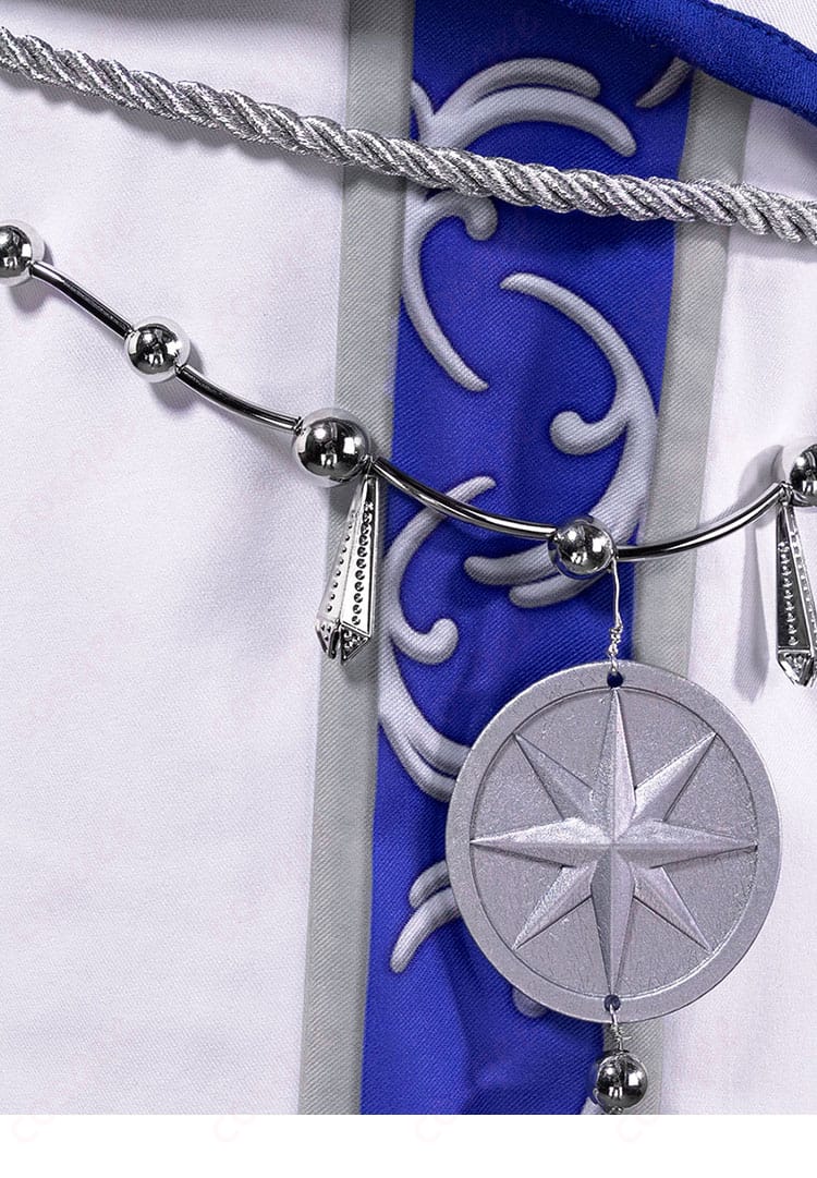 東雲彰人 ノーブル・パラディン衣装の腰飾りディテール。装飾の重なりと配色