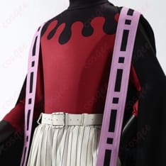 鬼滅の刃 童磨 通常衣装コスプレ｜刺繍入り和装で高再現、丈夫で着心地良好 - 4枚目の画像（サムネイル）