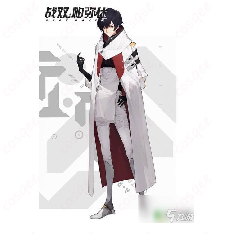 アシモフ（パニシング：グレイレイヴン）の白衣コスプレ 正面全身イメージ