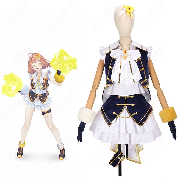 にじさんじ 本間ひまわり 共通衣装の着用イメージとキャラクター雰囲気が分かるコーデ全身図