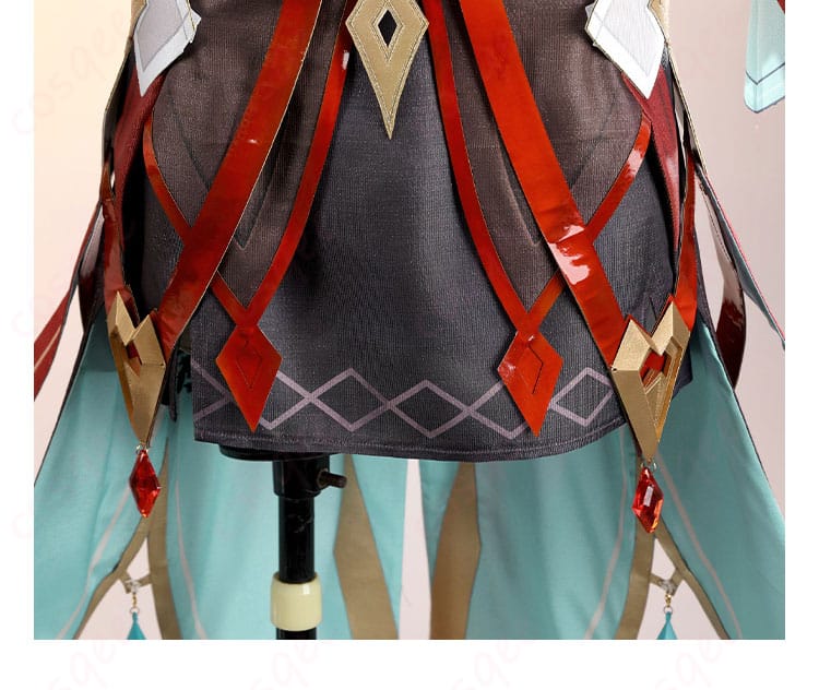 原神 アリス コスプレ衣装 裾まわり装飾ディテール