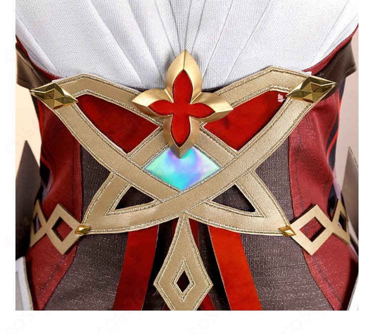 原神 アリス コスプレ衣装 ウエスト装飾ディテール