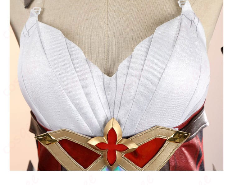 原神 アリス コスプレ衣装 襟元装飾ディテール