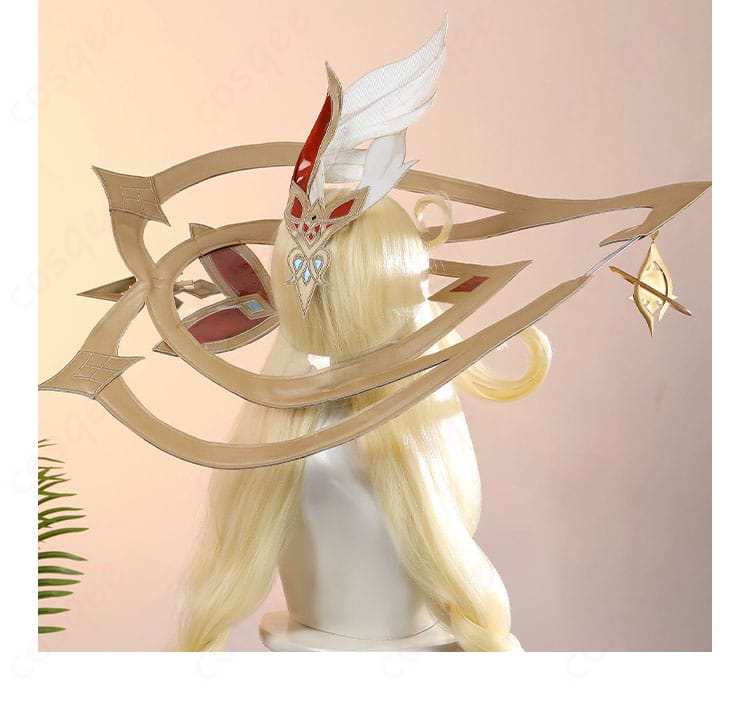 原神 アリス コスプレ衣装 ヘッドアクセサリー 背面