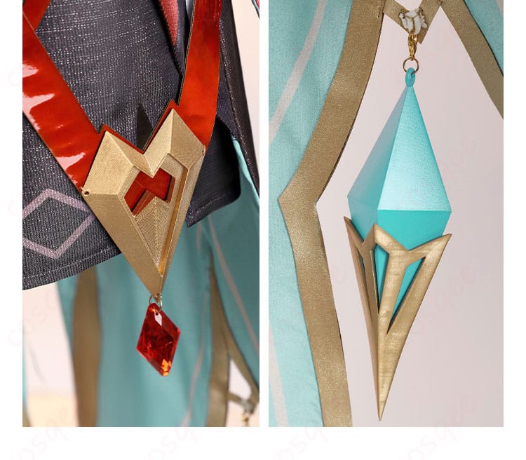 原神 アリス コスプレ衣装 ペンダント装飾ディテール