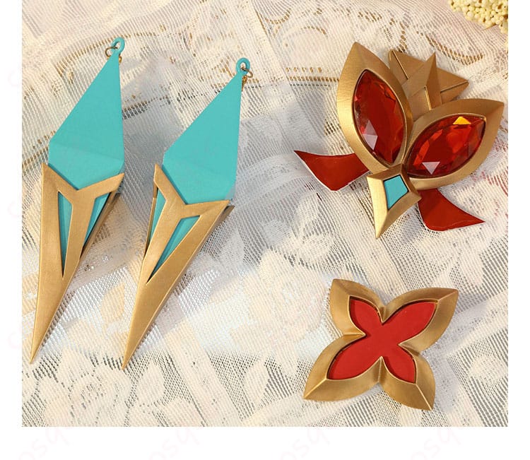 原神 アリス コスプレ衣装 吊り下げアクセサリー ディテール