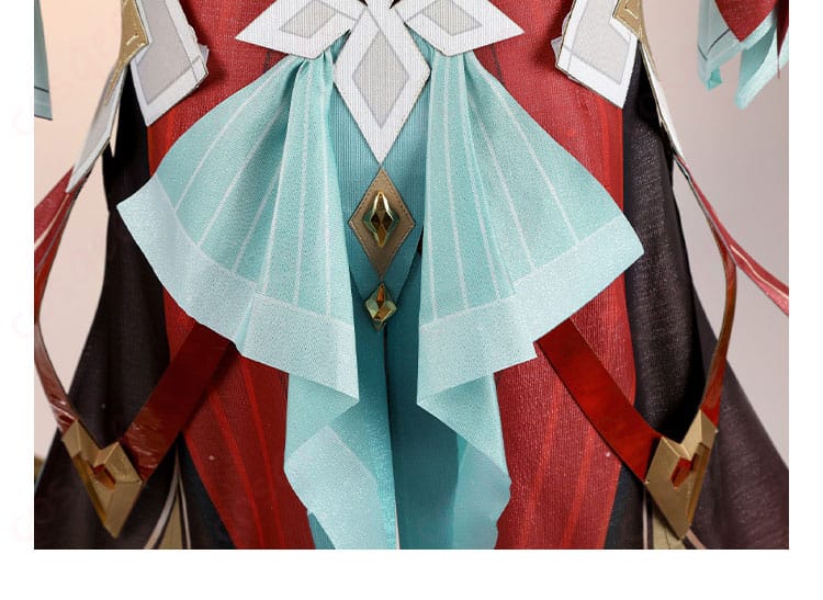 原神 アリス コスプレ衣装 背面スカート裾ディテール