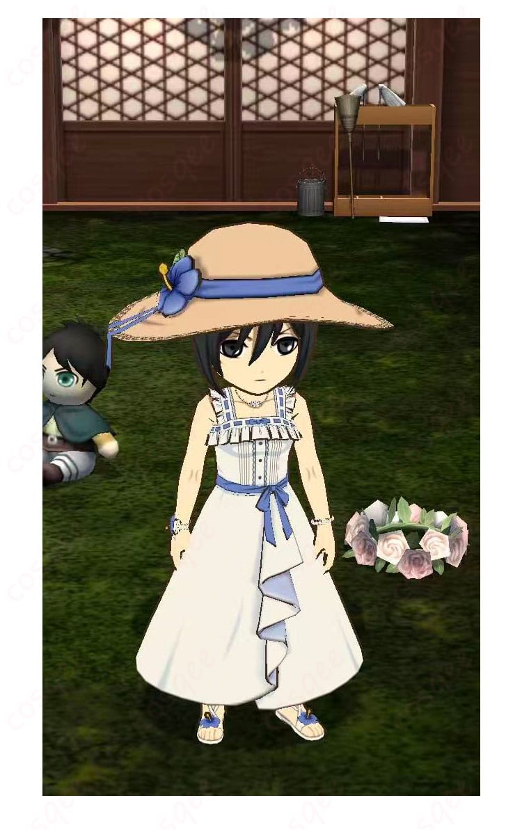 ブレオダ【楽園】ミカサ・アッカーマン キャラクター参考イメージ（幼少期ビジュアル）